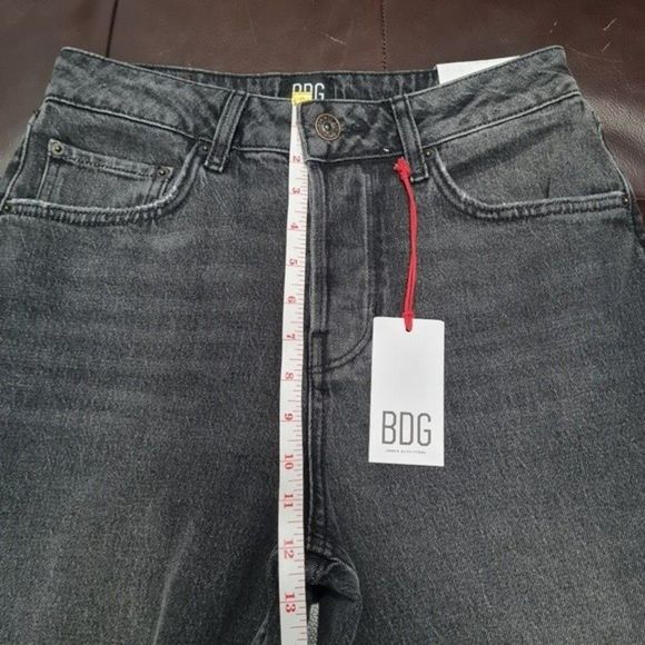 Urban Outfitter BDG Dillon High Rise Slim Straight Jean Black Womens Tag W29 L32 - Picture 14 of 16